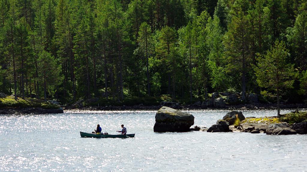 Lits Camping, Stugby Och Kanot Exteriér fotografie